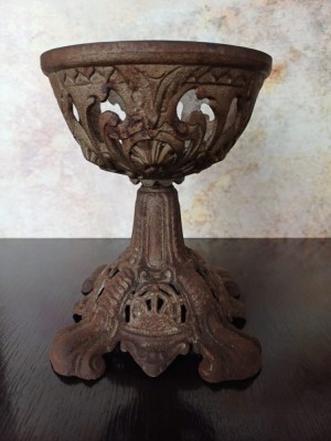 NI37 Suport de masă pentru lampă cu petrol, sf&amp;acirc;rșit de secol al XIX-lea foto