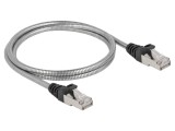 Patch cord U/FTP Cat 6a RJ45 1m - Ecranat, Cu, LSZH