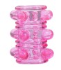 Manson Penis Striatii Roz Silicon 5cm - Erectie Intarziata, Senzatii Intense