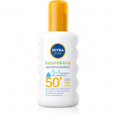 Nivea Sun Kids spray pentru protectie solara pentru copii SPF 50+ 200 ml