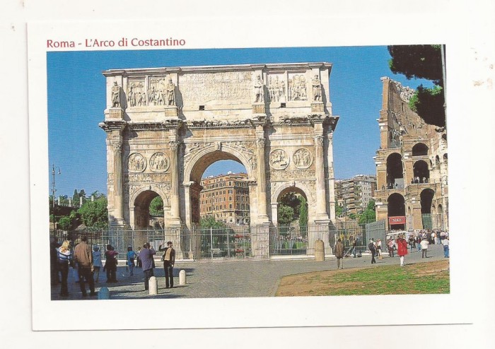 FA60-Carte Postala- ITALIA - Roma, L&#039;Arco di Costantino, necirculata