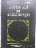 Materiale de Constructii - C. Bob, P. Velica (1978), Editura Didactica si Pedagogica, Carte Tehnica, Constructii