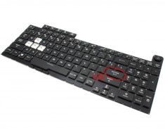 Tastatura Laptop Asus ROG STRIX G712LU-RS73 ASUS Neagra Layout US CU Iluminare RGB foto