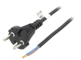 Cablu Alimentare PVC 7.5m Negru 16A 250V, Goobay