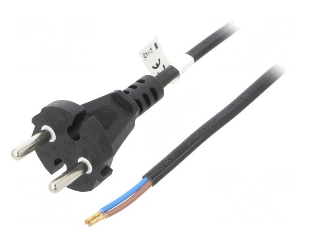 Cablu Alimentare PVC 7.5m Negru 16A 250V