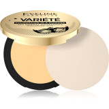 Eveline Cosmetics Vari&eacute;t&eacute; pudra compacta minerala cu aplicator culoare 03 Light Vanilla 8 g