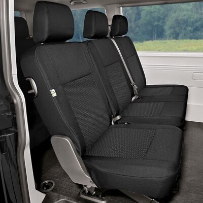 Husa scaune pentru VW Transporter T5 2003-2015, PENTRU RANDUL 2 / 2+1 AutoDrive ProParts foto