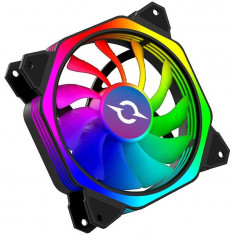 Ventilator AQIRYS Cetus 6P-12SLI24-RGB 120mm Iluminare RGB foto