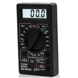 Multimetru Digital Profesional LCD, Tester Tensiune, Curent, Rezistenta, Dioda + Sonde incluse