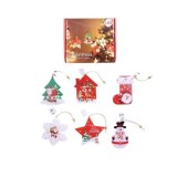 Set 6 decoratiuni de craciun luminoase, flippy