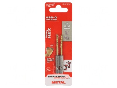 Burghiu Metal Impact 3.2mm Oțel Rapid HSS-G foto