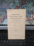 Statutele Societăței de &icirc;mprumut și păstrare Agoniseala Țăranilor din com. Berezeni plasa Mijloc Prut jud. Fălciu, azi jud. Vaslui, T&acirc;rgu Jiu 1902 196