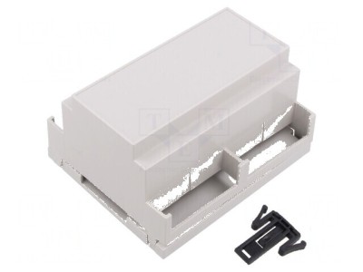 Carcasă pentru şină DIN 90mm x 106mm x 58mm - PPO Nr. 6 foto