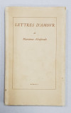 LETTRES D&#039;AMOUR de Mariana Alcoforado - 1942