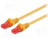 Patch cord Cat 6, U/UTP, conexiune 1:1, 2m, Goobay - 68453