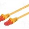 Patch cord Cat 6, U/UTP, conexiune 1:1, 1.5m, Goobay - 95590