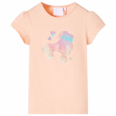 Tricou pentru copii, portocaliu deschis, 116 foto