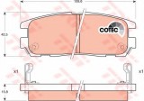 Set placute frana,frana disc ISUZU TROOPER (UB) (1991 - 2000) TRW GDB1187
