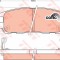 Set placute frana,frana disc ISUZU TROOPER deschis (UB) (1991 - 1998) TRW GDB1187