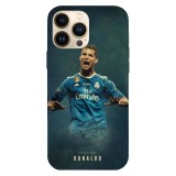 Husa compatibila cu Apple iPhone 15 Pro Max model Cristiano Ronaldo, Silicon, TPU, Viceversa, Transparent, Carcasa