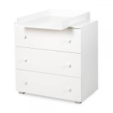 Comoda de Infasat Klups PAULA Alb