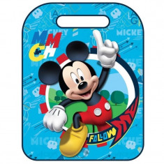 Protectie scaun auto Mickey Mouse, fixare usoara, 57 x 45 cm foto