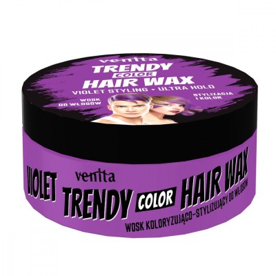 Ceara coloranta pentru par, Trendy Color, violet 75g foto