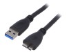 Cablu USB 3.0 A-Micro B 0,5m, Akyga