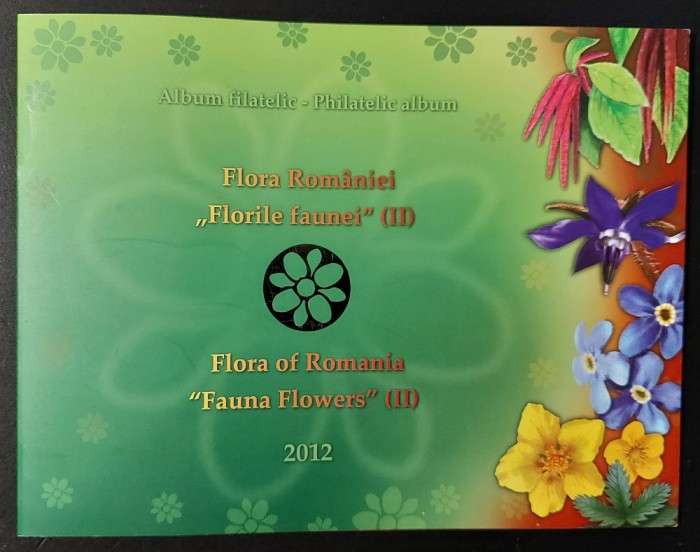Romania 2012 Flora Romaniei album filatelic editie limitatat 800 ex.
