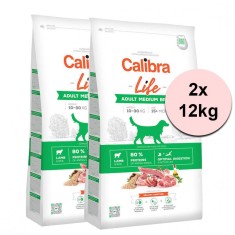 Calibra Dog Life Adult Medium Breed Lamb 2 x 12 kg foto