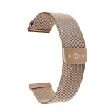 Curea ceas Fixed - Mesh Strap 22mm - Huawei Watch GT 2 (46mm) GT 2 Pro GT 3 Pro (46mm) Ultimate, Xiaomi Watch S1 Rose Gold