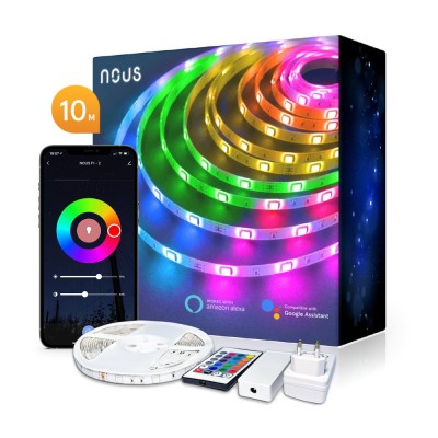 Banda LED Smart Nous F2 WiFi, 10 metri, Control APP foto