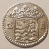 Moneda Argint Olanda 2 Stuivers 1730 - Argint, Numismatica