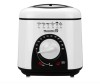 Friteuza Hausberg ELS1320, 950W, 1L, Antiaderenta, Temperatura Reglabila, Cos Cromat