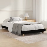 Cumpara ieftin Cadru de pat, negru, 90x200 cm, lemn prelucrat