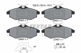 TEXTAR 2340702 Q+ set placute frana,frana disc