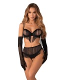 Set Rossay Black - 1 Obsessive, Negru, Universala