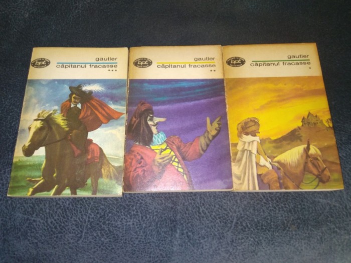 GAUTIER - CAPITANUL FRACASSE 3 VOL COLECTIA BPT