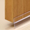 Protecție Ușă Anti-Curent 91cm, PVC Transparent, Ajustabilă, Banda Etanșare, Izolare Termică