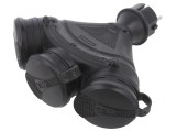 Conector Alimentare AC Mamă 2P PE 250V 16A Pe Cablu