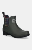 Barbour cizme Kingham femei, culoarea verde, LRF0088OL11