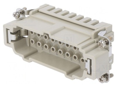 Conector HDC Inserturi Contact Tată 16P 16A foto