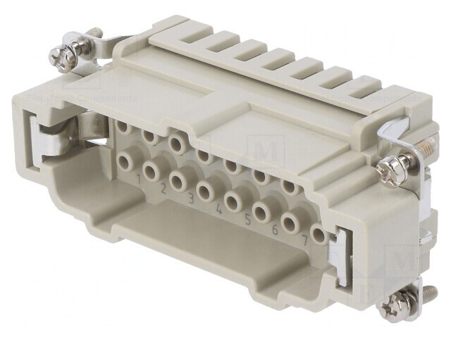 Conector HDC Inserturi Contact Tată 16P 16A