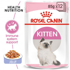 Royal Canin KITTEN Instinctive in Jelly 85 g - hrana cu jeleu in ambalaj de aluminiu foto