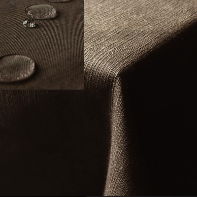 Fata de masa rotunda Leinenlook Jemidi, 220 cm, Maro, Poliester, 55262.18.20 foto