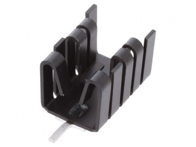 Radiator negru TO221 25,4mm x 14,5mm x 13,51mm foto