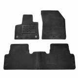 Covorase mocheta Citroen C5 Aircross, C5 Aircross Hybrid 2018-&amp;gt; prezent, Negre, set de 3 bucati