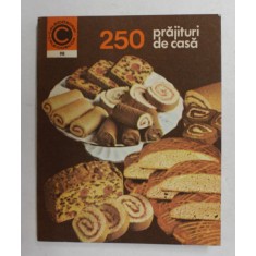 250 PRAJITURI DE CASA de FLORICA GEORMANEANU , 1977 , FORMAT MIC * MINIMA UZURA