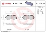 Set placute frana BREMBO P85165
