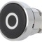 Comutator apăsare 22mm negru